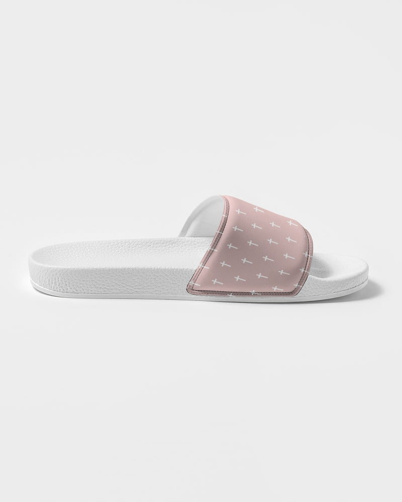 Mini Cross: Men's Pink Slide Sandal