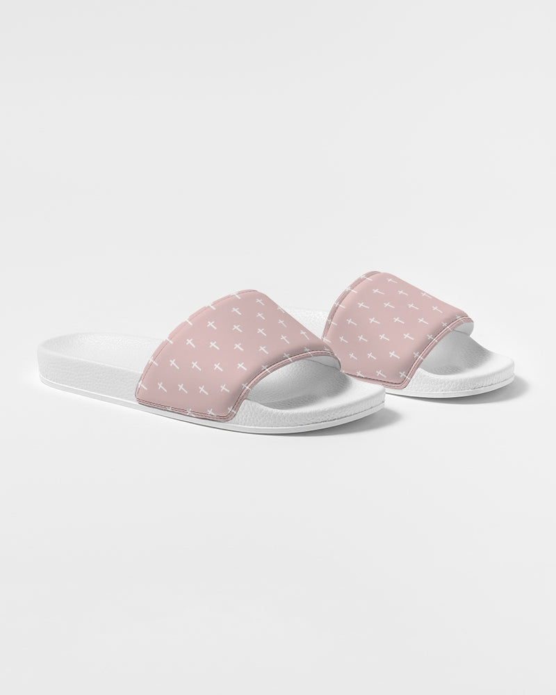 Mini Cross: Men's Pink Slide Sandal