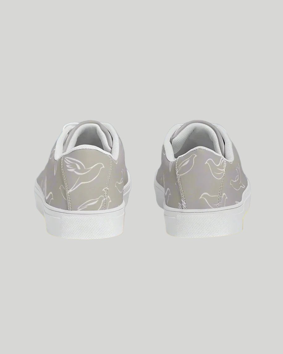 Doves: Women's Taupe Vegan Leather Sneaker