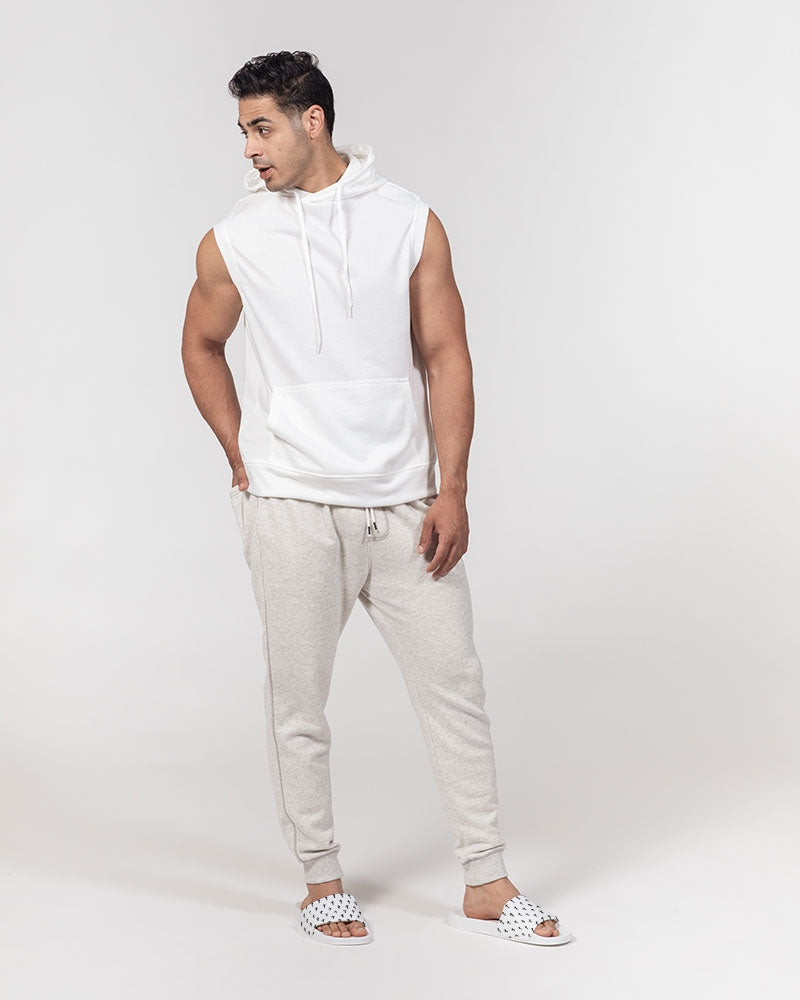 Mini Cross: Men's White Slide Sandal