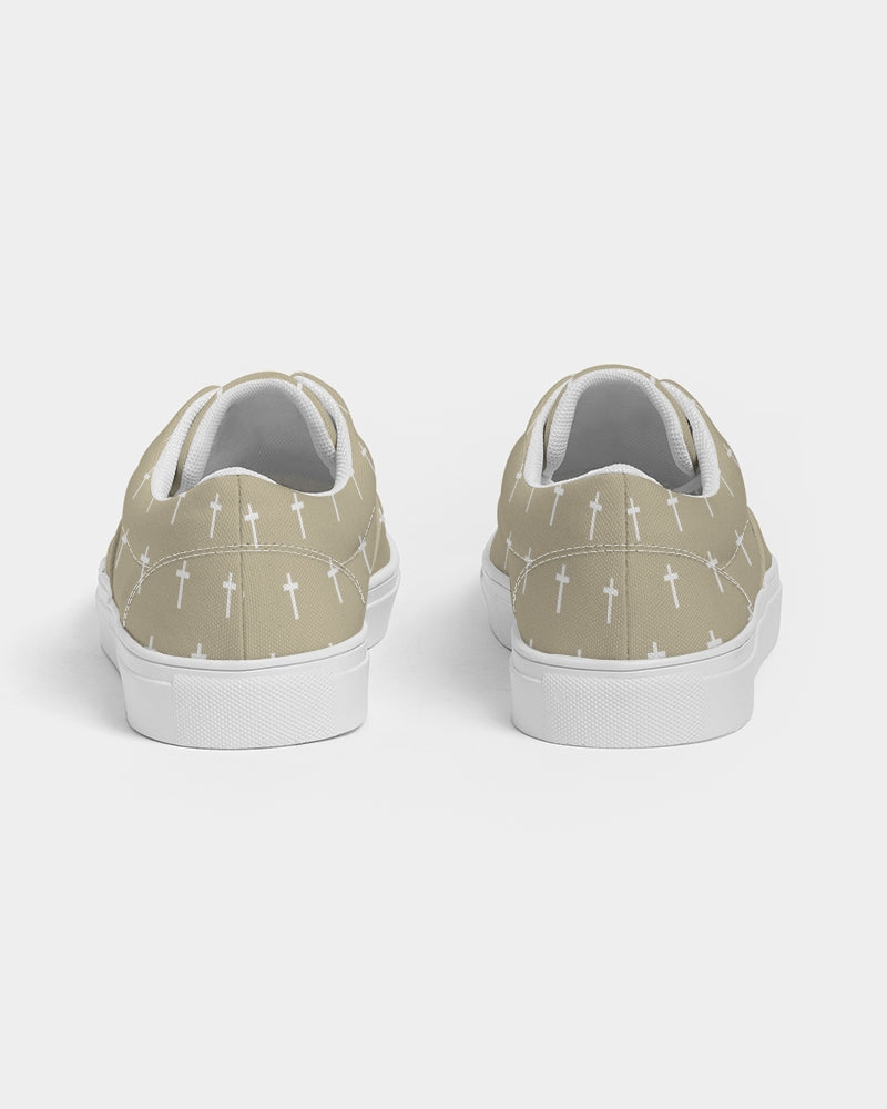 Mini Cross: Men's Tan Canvas Lace Up Sneaker