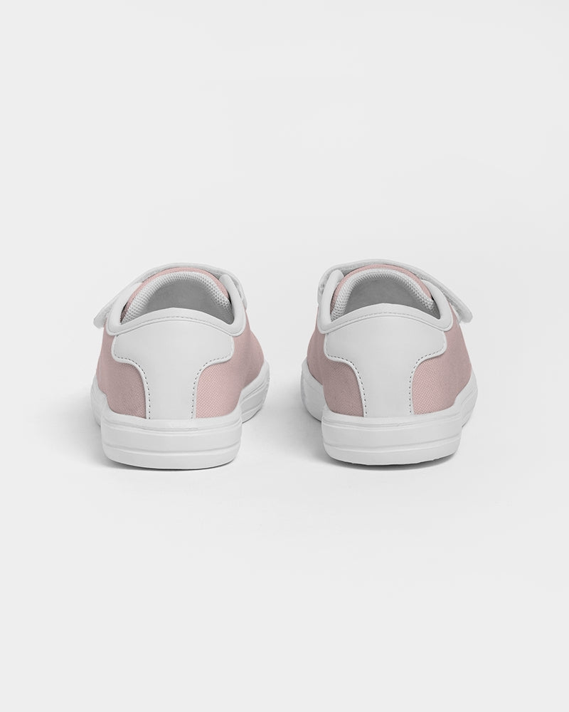 Simple Cross: Kids Pink Velcro Sneaker