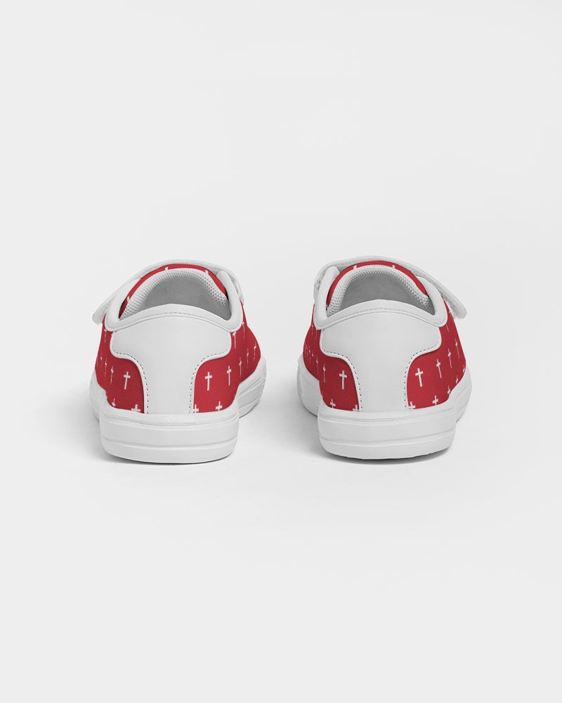 Mini Cross: Kids Red Velcro Sneaker