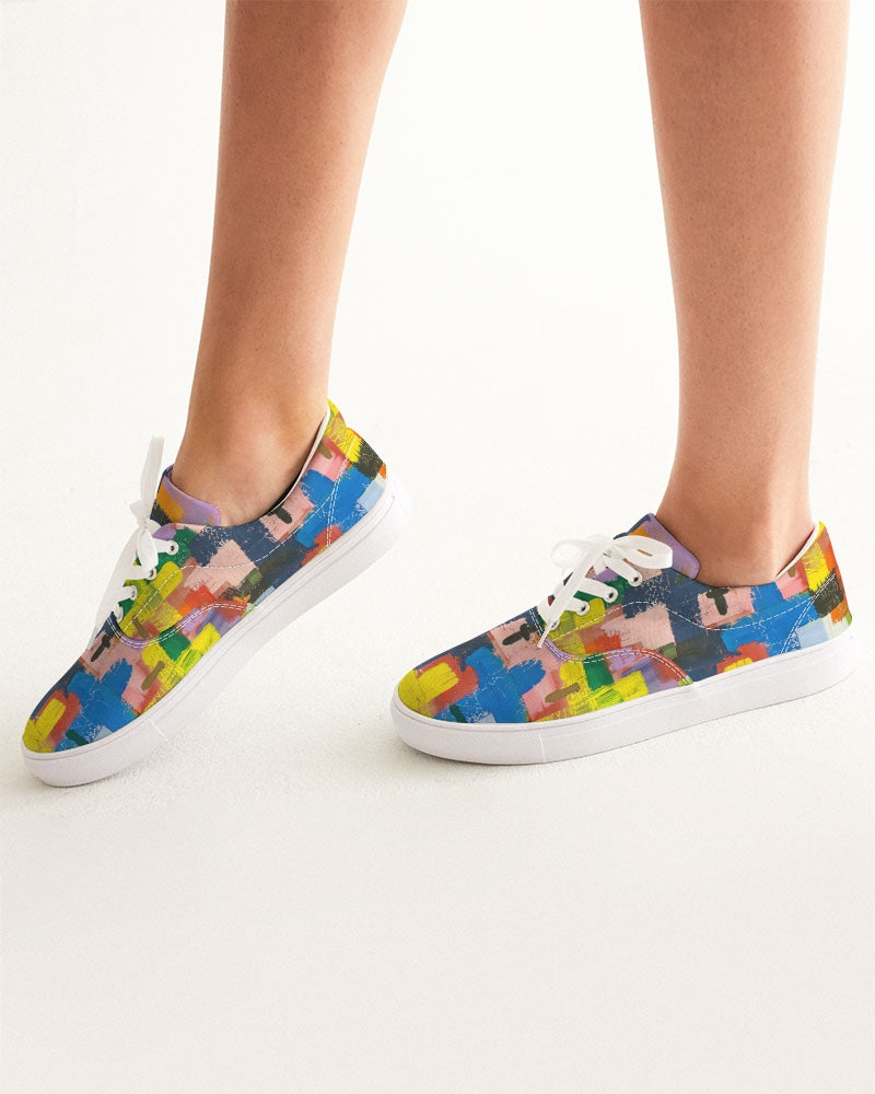 Painted Cross: Women's Canvas Lace Up Sneaker