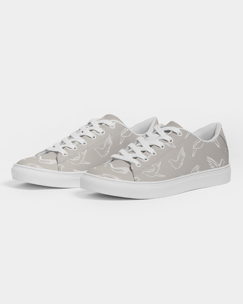 Doves: Women's Taupe Vegan Leather Sneaker