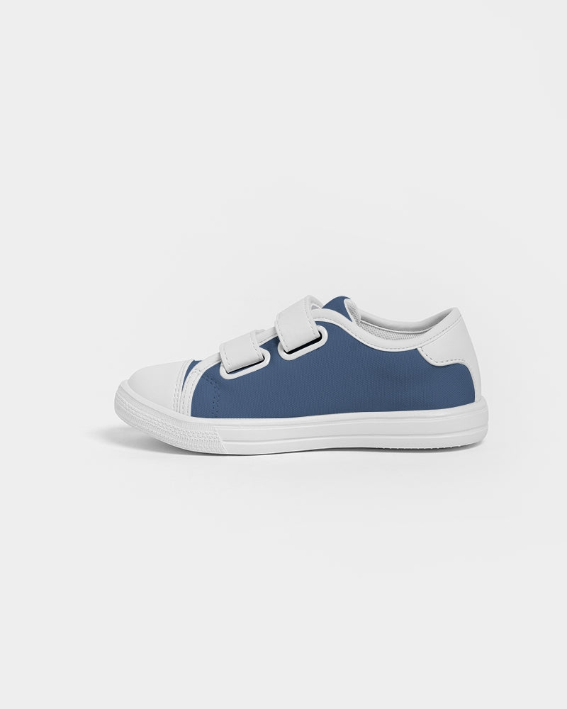 Simple Cross: Kids Navy Velcro Sneaker
