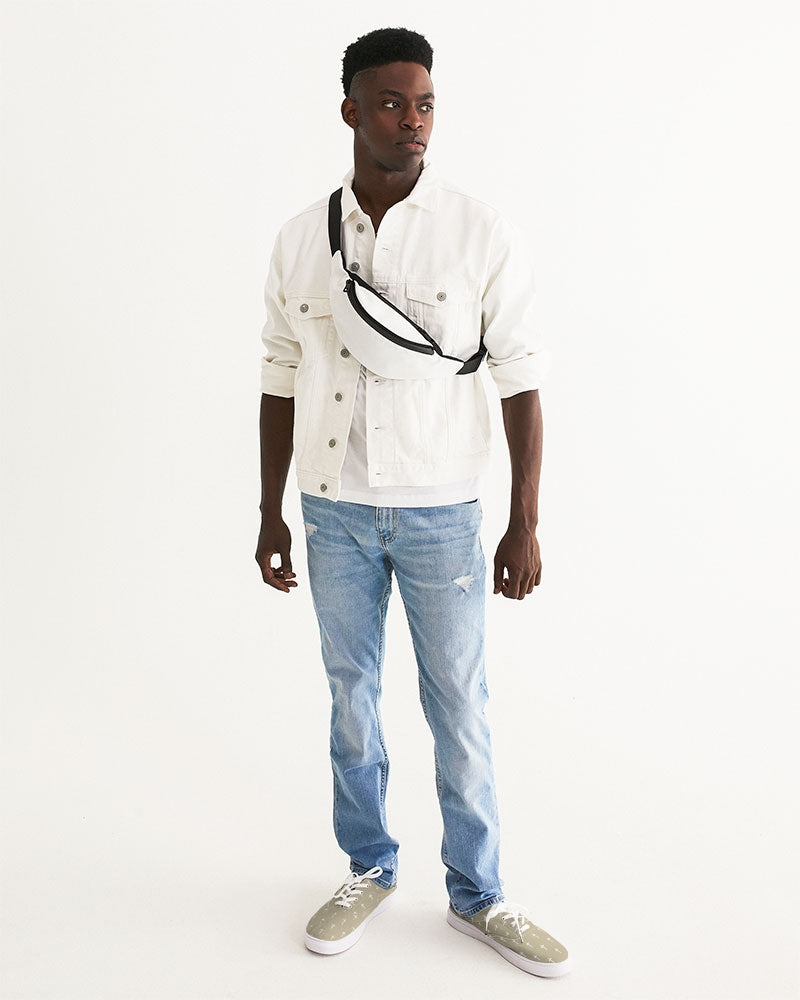 Mini Cross: Men's Tan Canvas Lace Up Sneaker