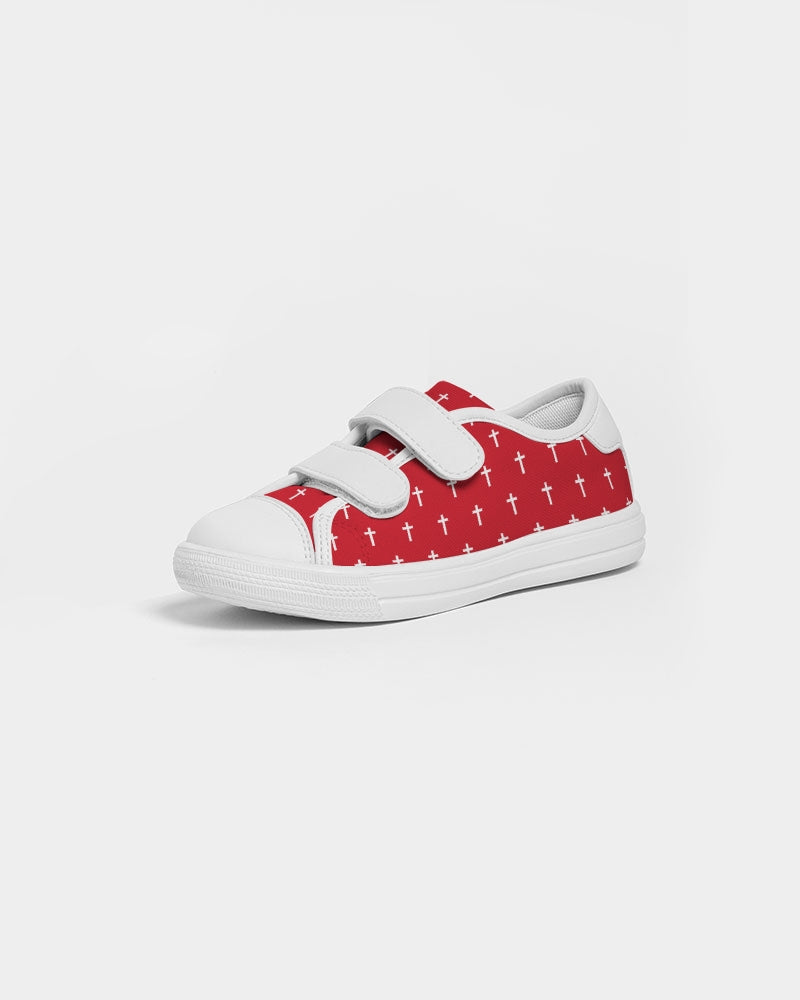 Mini Cross: Kids Red Velcro Sneaker