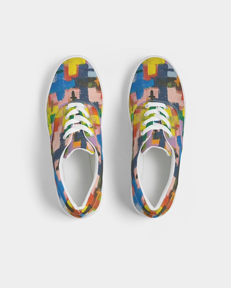 Painted Cross: Women's Canvas Lace Up Sneaker