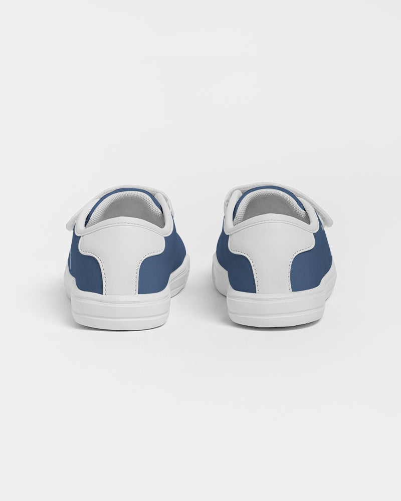 Simple Cross: Kids Navy Velcro Sneaker