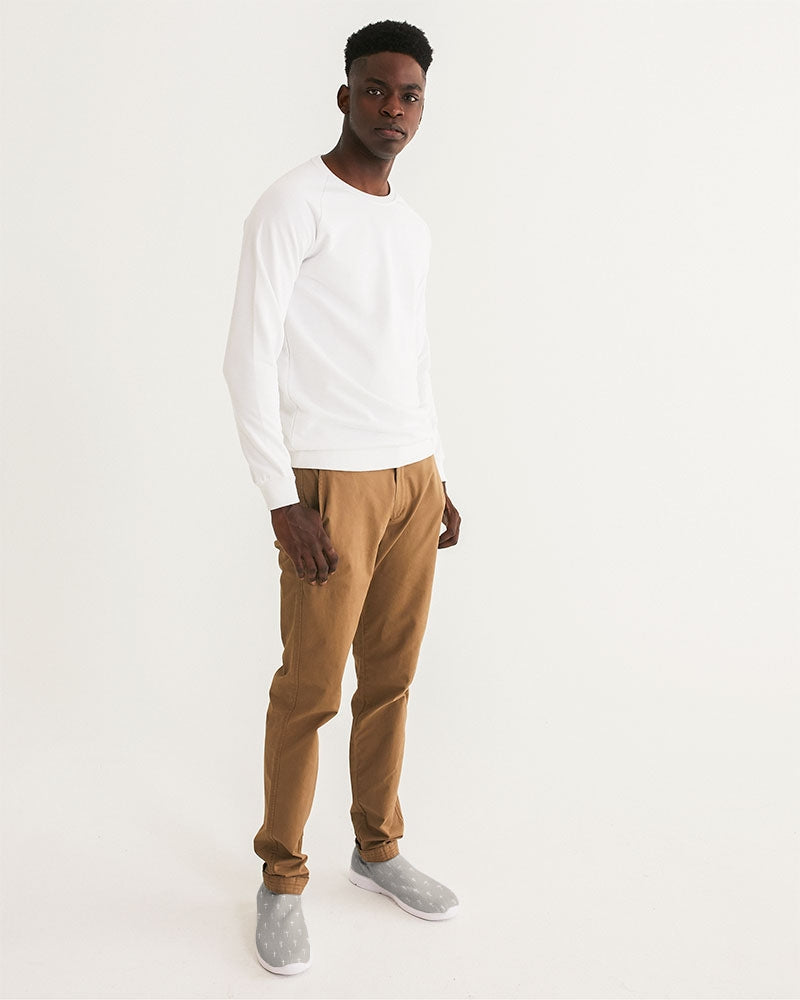 Mini Cross: Men's Taupe Flyknit Slip On Shoe