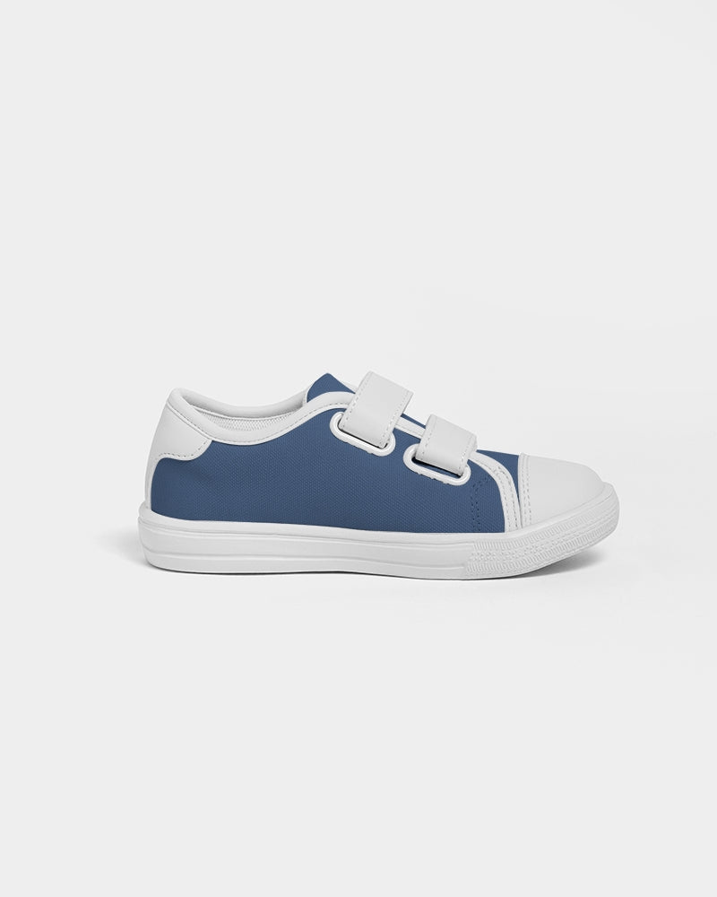 Simple Cross: Kids Navy Velcro Sneaker