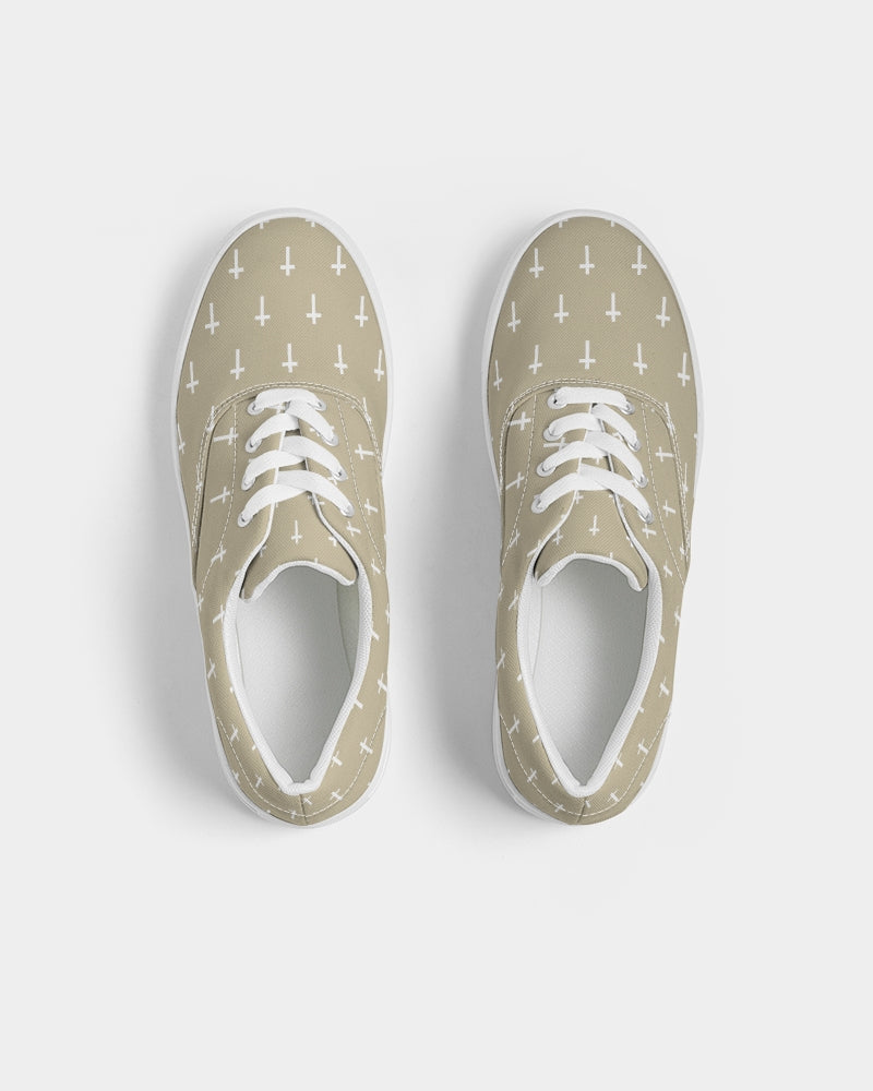 Mini Cross: Men's Tan Canvas Lace Up Sneaker