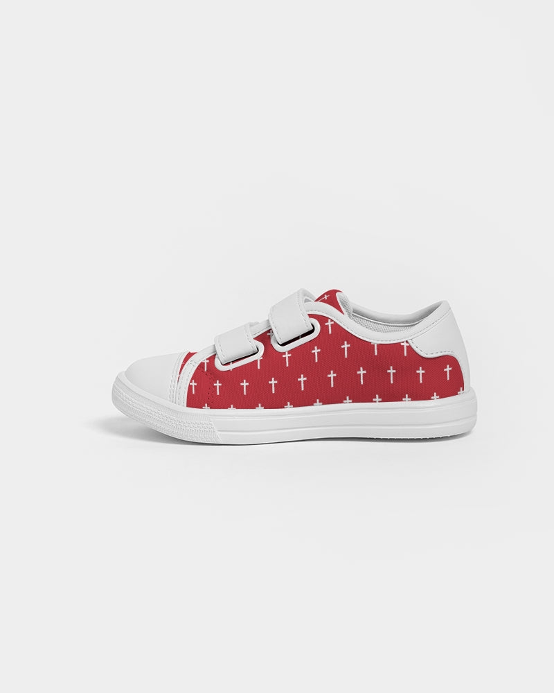 Mini Cross: Kids Red Velcro Sneaker