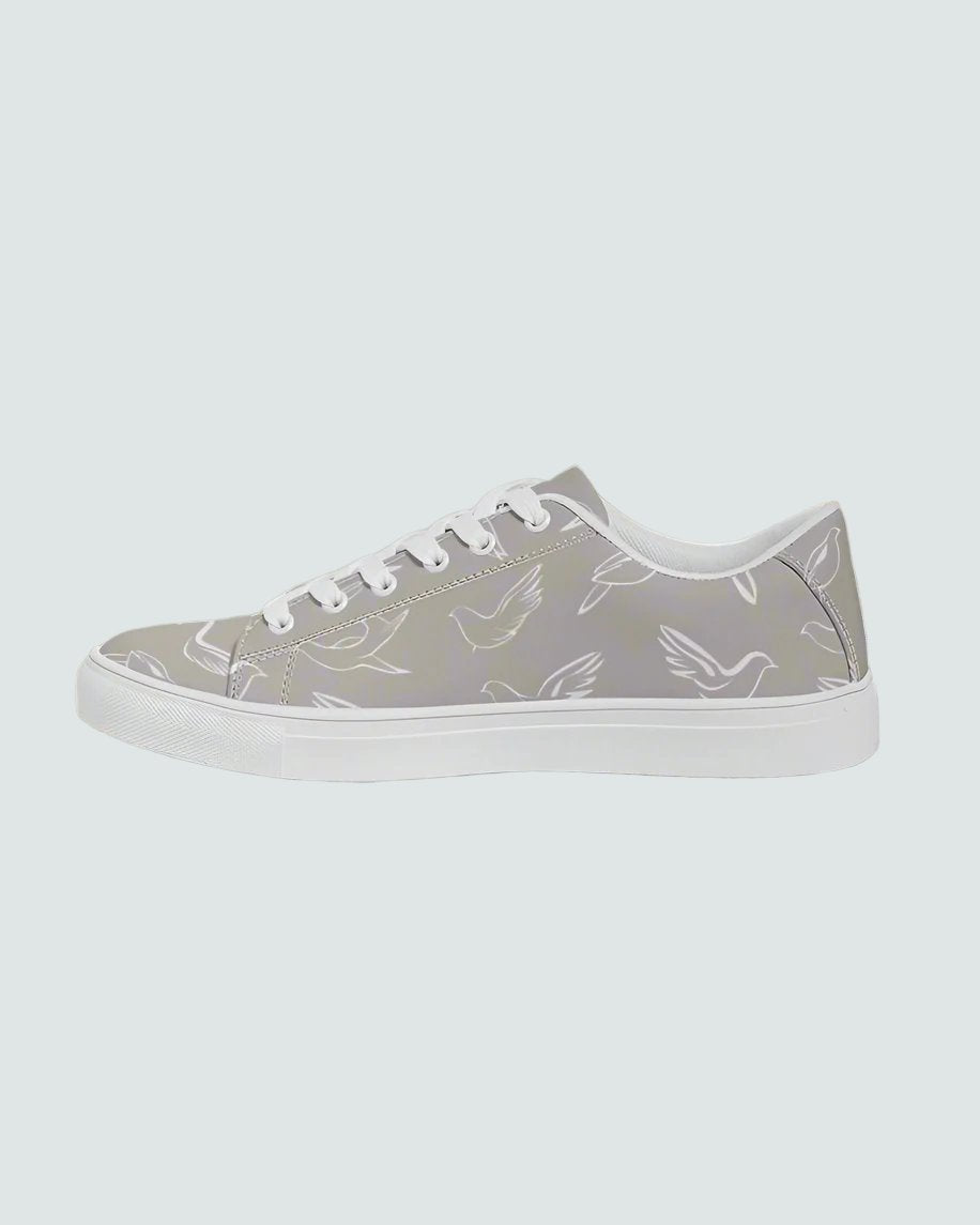 Doves: Women's Taupe Vegan Leather Sneaker