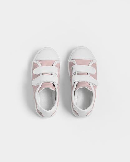 Simple Cross: Kids Pink Velcro Sneaker