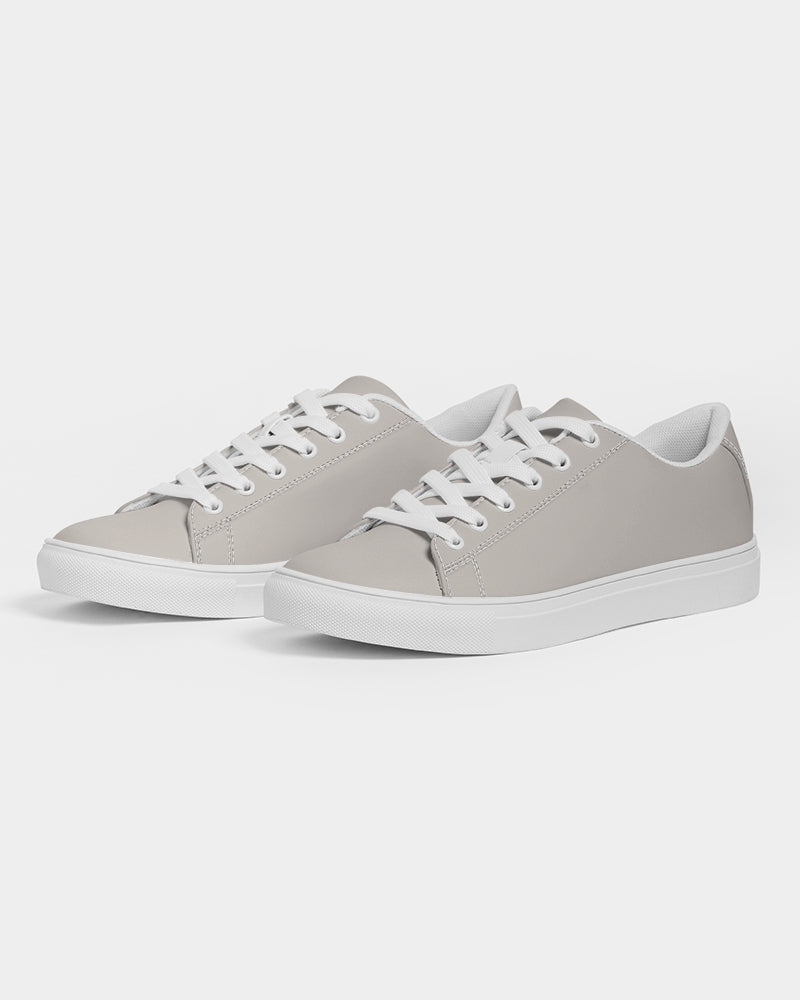 Simple Cross: Men's Taupe Vegan Leather Sneaker