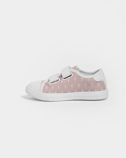 Mini Cross: Kids Pink Velcro Sneaker