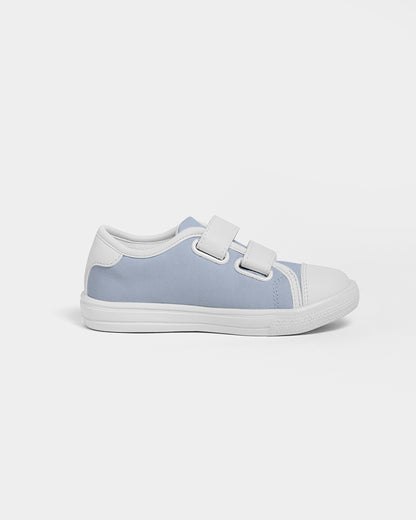 Simple Cross: Kids Light Blue Velcro Sneaker