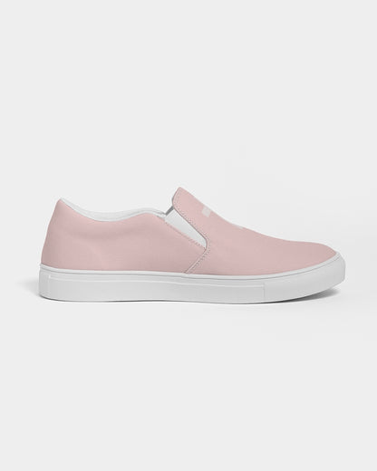 Simple Cross: Women's Pink Canvas Slip On Shoe