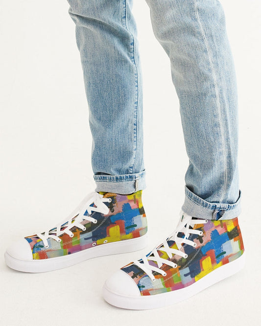 Painted Cross: Men's Canvas Hightop Shoe