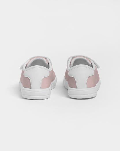 Simple Cross: Kids Pink Velcro Sneaker