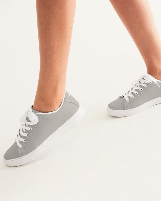 Simple Cross: Women's Taupe Vegan Leather Sneaker