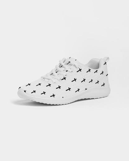 Mini Cross: Women's White Athletic Shoe