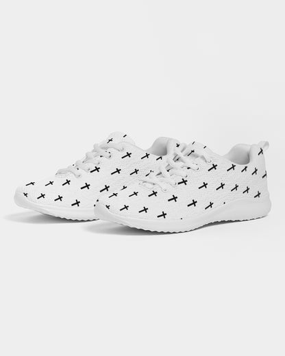 Mini Cross: Women's White Athletic Shoe