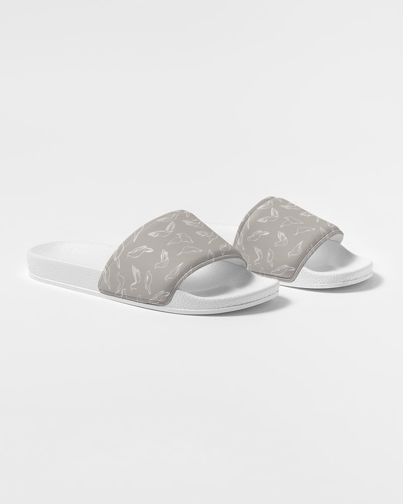 Doves: Women's Taupe Slide Sandal