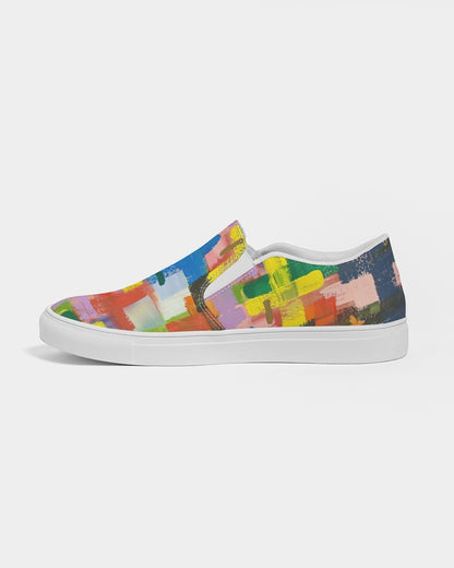 Painted Cross: Men's Canvas Slip On Shoe