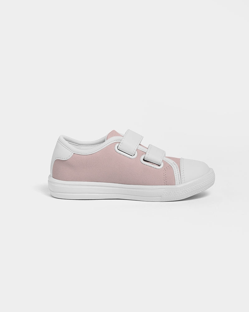 Simple Cross: Kids Pink Velcro Sneaker