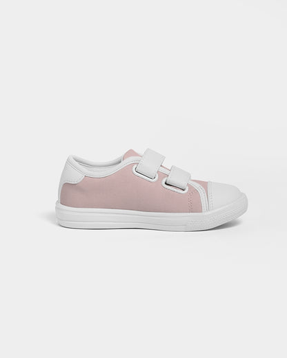Simple Cross: Kids Pink Velcro Sneaker