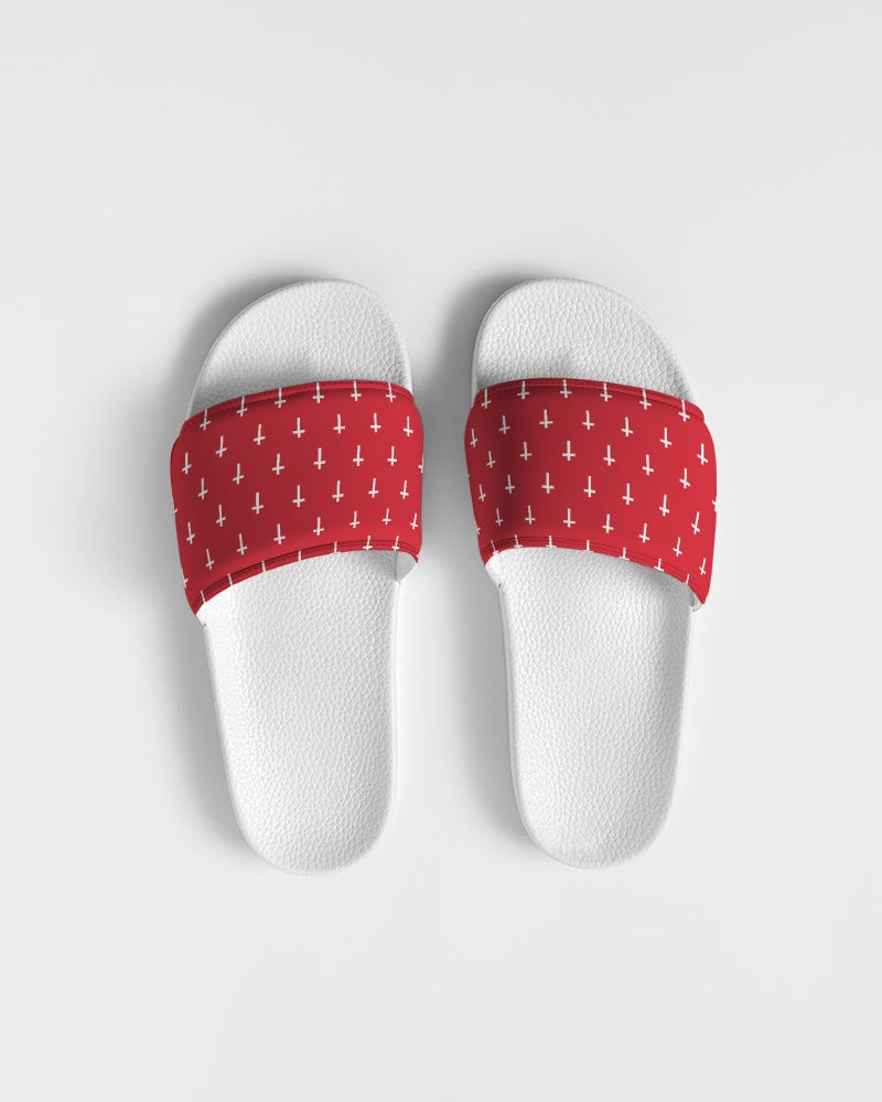 Mini Cross: Men's Red Slide Sandal