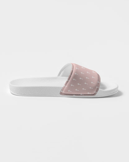 Mini Cross: Women's Pink Slide Sandal