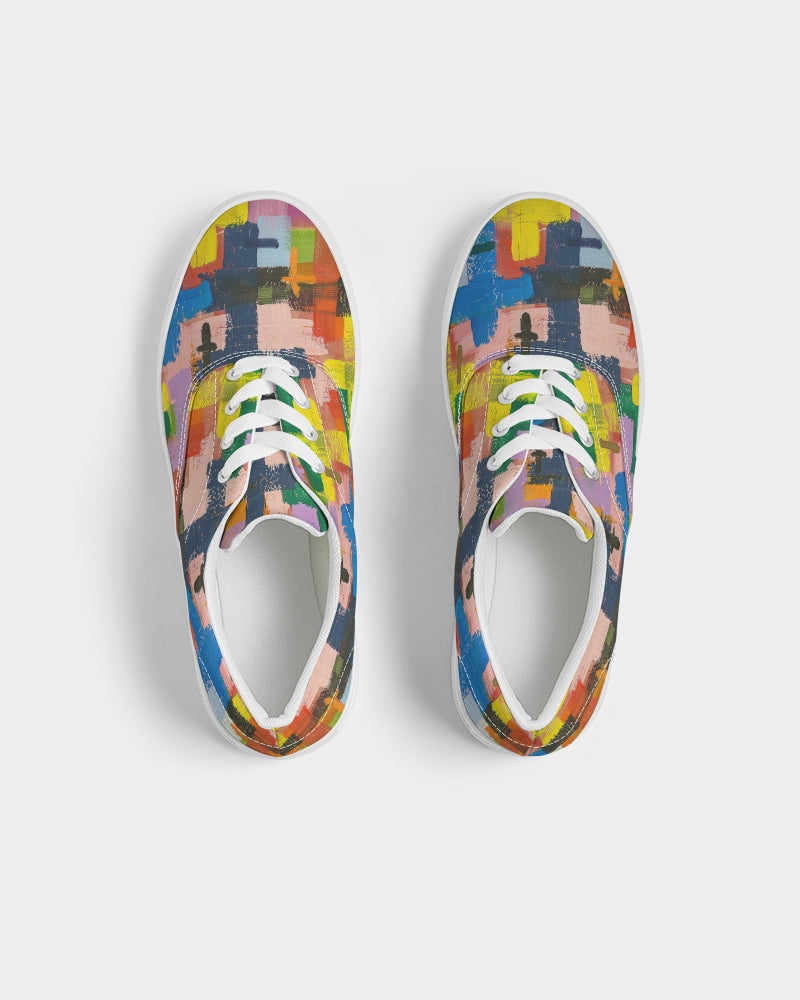 Painted Cross: Men's Canvas Lace Up Sneaker