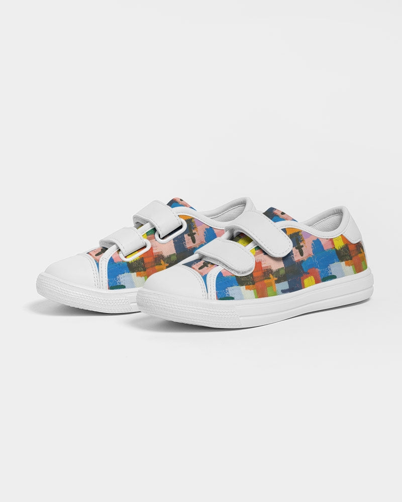 Painted Cross: Kids Velcro Sneaker