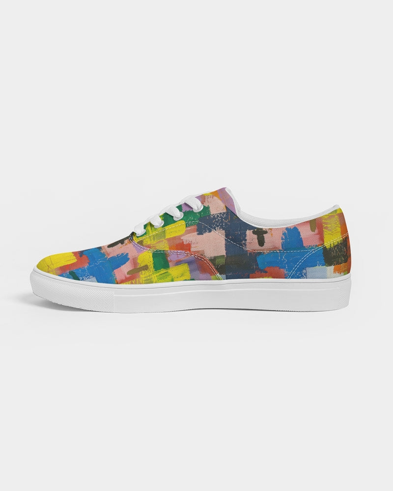 Painted Cross: Men's Canvas Lace Up Sneaker