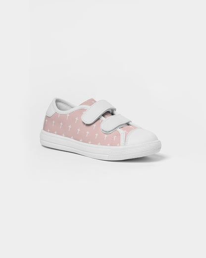 Mini Cross: Kids Pink Velcro Sneaker