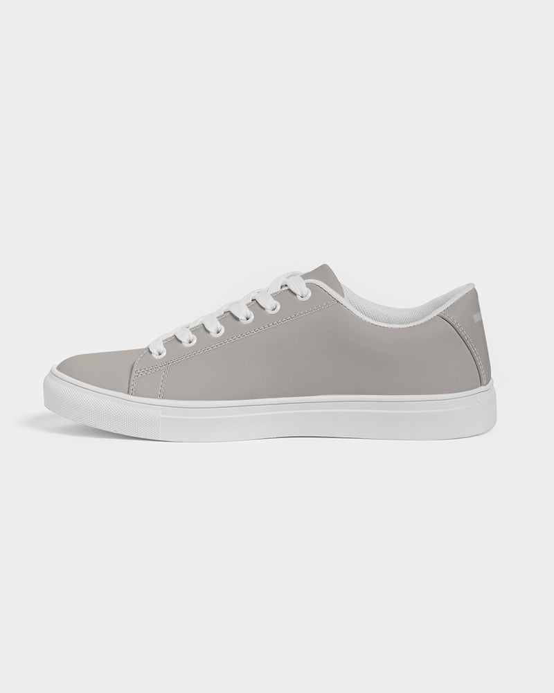 Simple Cross: Women's Taupe Vegan Leather Sneaker