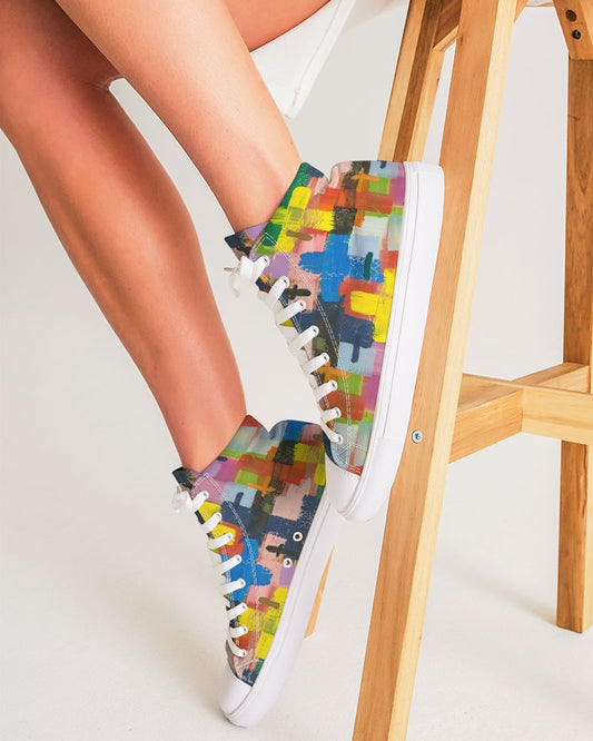 Painted Cross: Women's Canvas Hightop Shoe