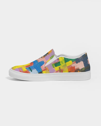 Painted Cross: Women's Canvas Slip On Shoe