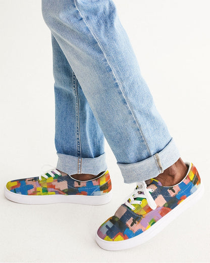 Painted Cross: Men's Canvas Lace Up Sneaker