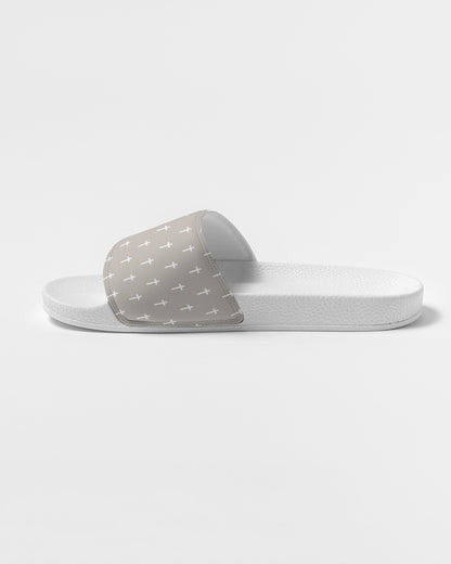 Mini Cross: Men's Taupe Slide Sandal